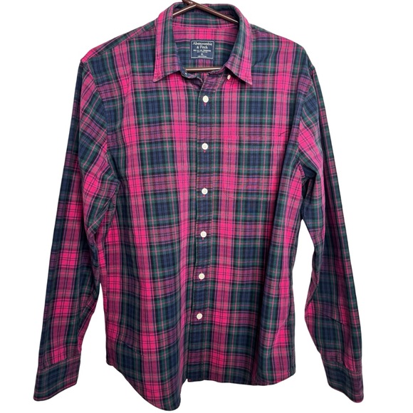 Plaid flannel button down - Picture 1 of 3